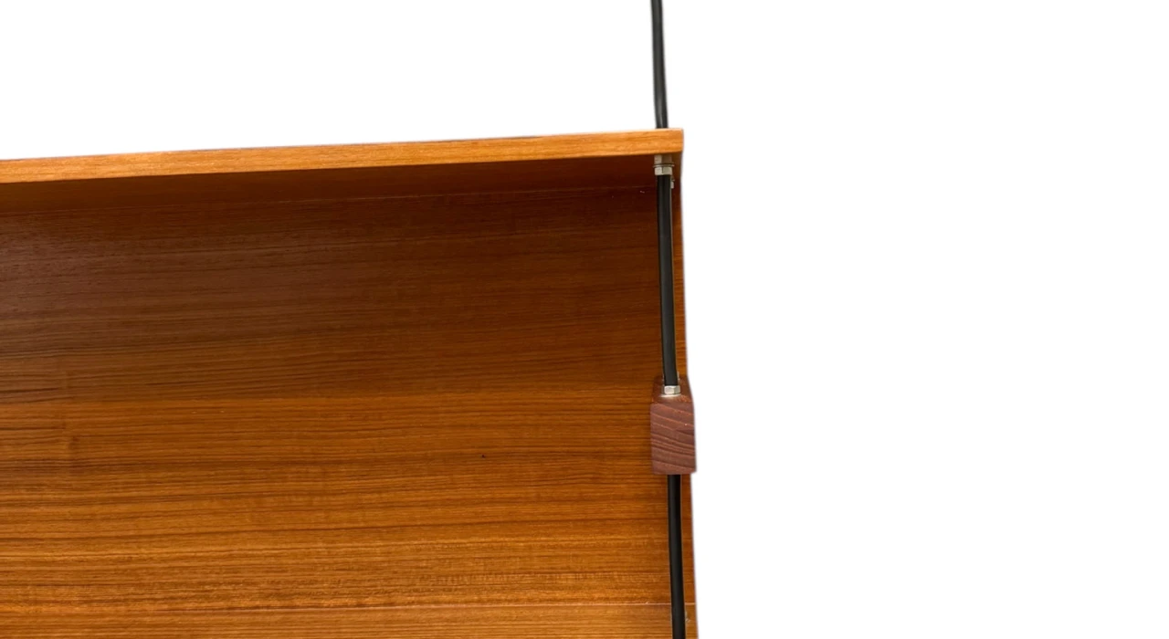 Mid-Century Modern Wall Mounted Shelf by Walter Wirtz for Wilhelm Renz, 1960s